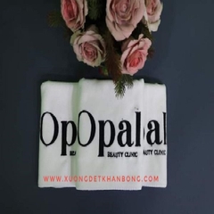 Khăn spa thêu logo