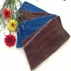 Khăn quấn đầu Spa cao cấp dệt logo