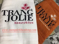 Khăn Spa thêu logo (mẫu 1)