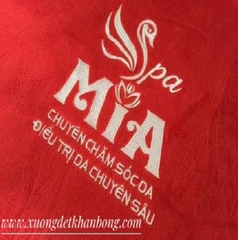 Khăn spa thêu logo (mẫu 2)