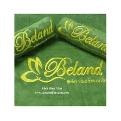 Khăn spa màu xanh rêu