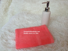 Khăn tắm cotton cao cấp màu hồng