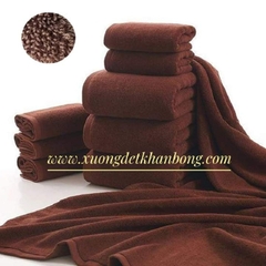 Khăn trải giường spa màu nâu