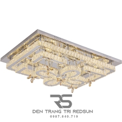 Đèn Mâm Pha Lê Ốp Trần Phòng Khách Hiện Đại M9203