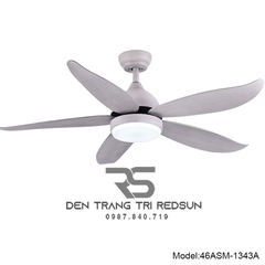 Quạt Trần Đèn Trang Trí Phòng Khách, Phòng Ngủ - 46ASM-1343A