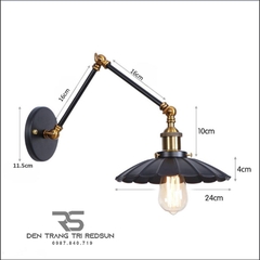 Đèn Tường Trang Trí Phòng Khách, Phòng Ngủ, Cầu Thang Phong Cách Bắc Âu DT1220