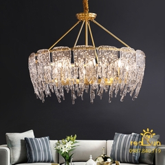 Đèn chùm pha lê băng tuyết phong cách Bắc Âu DC-2610