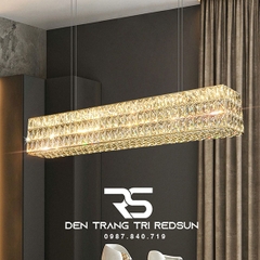 Đèn Thả Pha Lê Bàn Ăn, Bàn Đảo Hiện Đại TPL074