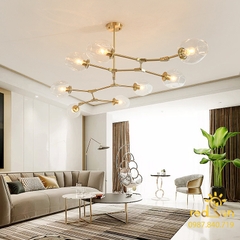 Đèn chùm nghệ thuật Lindsey 8 bóng DC-168