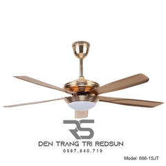 Quạt Trần Đèn Trang Trí Phòng Khách, Phòng Ngủ - 666-1SJT