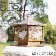 Đèn Trụ Cổng Chất Liệu Hợp Kim Lắp Ngoài Trời DT-C8230