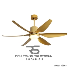 Quạt Trần Đèn Trang Trí Phòng Khách, Phòng Ngủ - 1986J