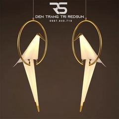 Đèn Thả Trần Phòng Khách, Phòng Ngủ, Bàn Ăn Hiện Đại Phong Cách Bắc Âu Sáng Tạo Hình Hạc Giấy DC-5081/1