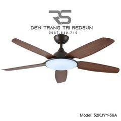 Quạt Trần Đèn Trang Trí Phòng Khách, Phòng Ngủ - 52KJYY-56A