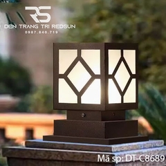 Đèn Trụ Cổng Chất Liệu Hợp Kim Lắp Ngoài Trời DT-C8689