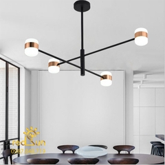 Đèn chùm Nordic thân xoay chóa trụ DC-T017