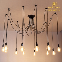 Đèn chùm decor Nhện 12 dây DC-812