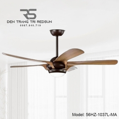 Quạt Trần Trang Trí Phòng Khách, Phòng Ngủ - 56HZ-1037L-MA