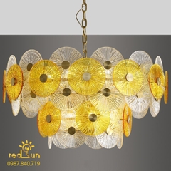 Đèn chùm hiện đại dáng tròn lá súng DC-T065
