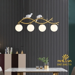 ĐÈN THẢ NGANG 2 CHIM 4 CHÓA MỚI DC-2403