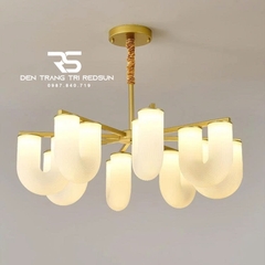 Đèn Chùm Trang Trí Phòng Khách, Sảnh Chờ, Phòng Ăn, Phòng Ngủ Hình Chữ U Phong Cách Bắc Âu DC-T110