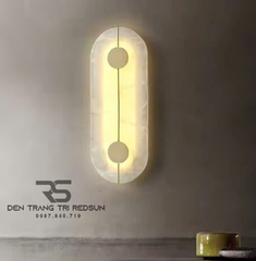 Đèn Tường Trang Trí Phòng Khách, Phòng Ngủ, Cầu Thang Phong Cách Bắc Âu Chất Liệu Đá Cẩm Thạch DT-1043