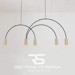Đèn Thả Bàn Ăn Hiện Đại Bắc Âu Cánh Cung 5 Rọi DC-T071
