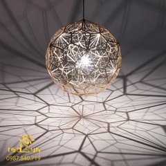 Chao đèn thả khung hợp kim CDT-L001