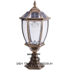 Đèn Trụ Cổng Chất Liệu Đồng DT-C8601