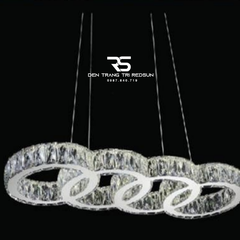 Đèn Thả Pha Lê Bàn Ăn, Bàn Đảo Hiện Đại TPL063