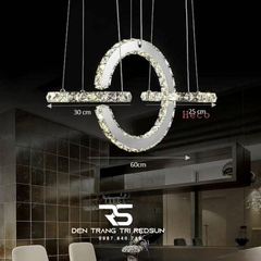 Đèn Thả Pha Lê Bàn Ăn, Bàn Đảo Hiện Đại TPL067