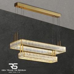 Đèn Thả Pha Lê Bàn Ăn, Bàn Đảo Hiện Đại TPL048