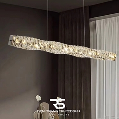 Đèn Thả Pha Lê Bàn Ăn, Bàn Đảo Hiện Đại TPL075