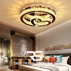 Đèn Mâm Pha Lê Ốp Trần Phòng Khách Hiện Đại M9223