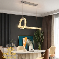 Đèn Thả Pha Lê Bàn Ăn, Bàn Đảo Hiện Đại TPL043
