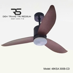 Quạt Trần Đèn Trang Trí Phòng Khách, Phòng Ngủ - 48KSA 300B-CD
