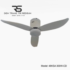 Quạt Trần Đèn Trang Trí Phòng Khách, Phòng Ngủ - 48KSA 300W-CD