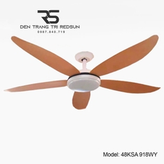 Quạt Trần Đèn Trang Trí Phòng Khách, Phòng Ngủ - 48KSA 918WY