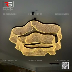 Đèn Thả Dải Lụa Dáng Xoắn Cao Cấp Lắp Phòng Khách, Phòng Ăn, Khách Sạn Phong Cách Bắc Âu Hiện Đại MA05988PB-002