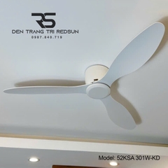 Quạt Trần Trang Trí Phòng Khách, Phòng Ngủ - 52KSA 301W-KD