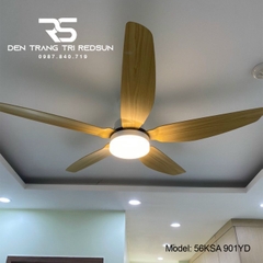 Quạt Trần Đèn Trang Trí Phòng Khách, Phòng Ngủ - 56KSA 901YD