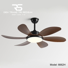 Quạt Trần Đèn Trang Trí Phòng Khách, Phòng Ngủ - 6662H