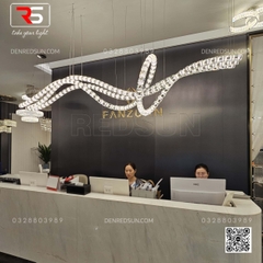 Đèn Thả Pha Lê Cao Cấp Quầy Lễ Tân, Sảnh Khách Sạn, Nhà Hàng, Bàn Ăn Sang Trọng HTK-NKFZ009