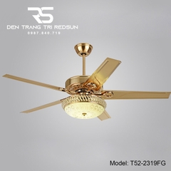 Quạt Trần Đèn Trang Trí Phòng Khách, Phòng Ngủ - T52-2319FG