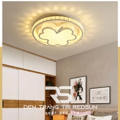 Đèn Mâm Mica Pha Lê Ốp Trần Phòng Khách Hiện Đại MKPL-086