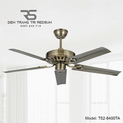 Quạt Trần Trang Trí Phòng Khách, Phòng Ngủ - T52-6400TA