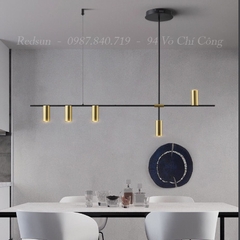 Đèn thả bàn ăn hiện đại 5 bóng rọi DC-T003