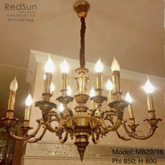 Đèn chùm cây nến phong cách cổ điển N820