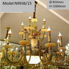 Đèn chùm tay nến phong cách cổ điển N9936/15