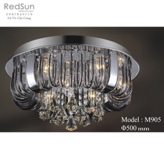 Đèn chùm thả pha lê phong cách hiện đại M905